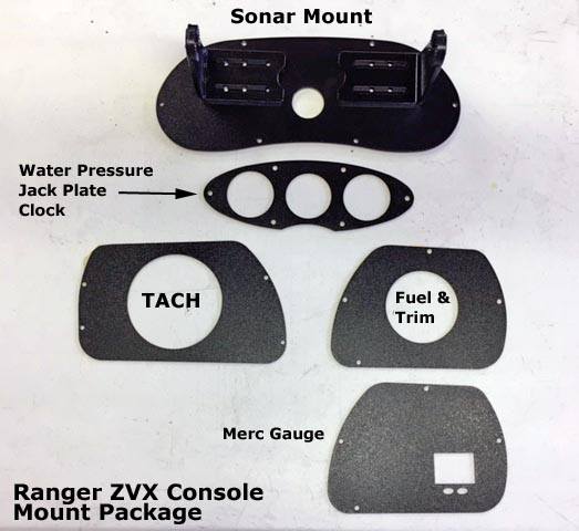 2011 and Earlier Ranger ZVX, Z-20 & Z-21 Dual Smart Bracket Console Mounting System