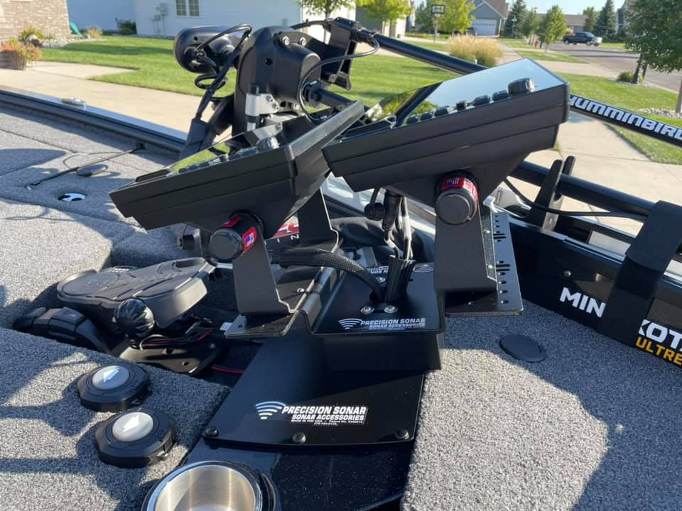 2019 - Present Lund Pro-V Bass 2075 Bow Replacement Plate with Gimbal Holes