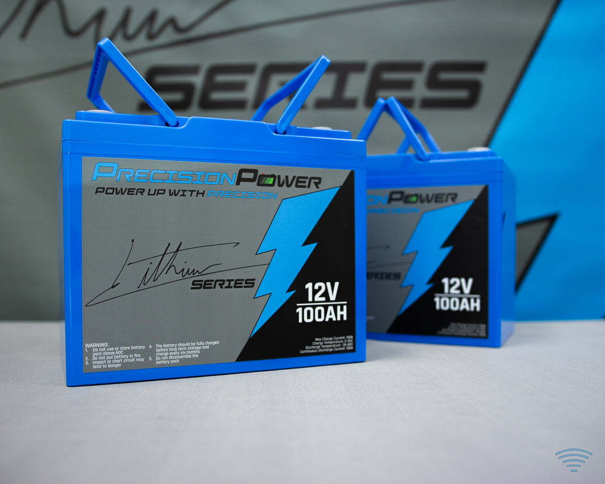 Precision Power Lithium 12V 100Ah Deep Cycle Smart Battery