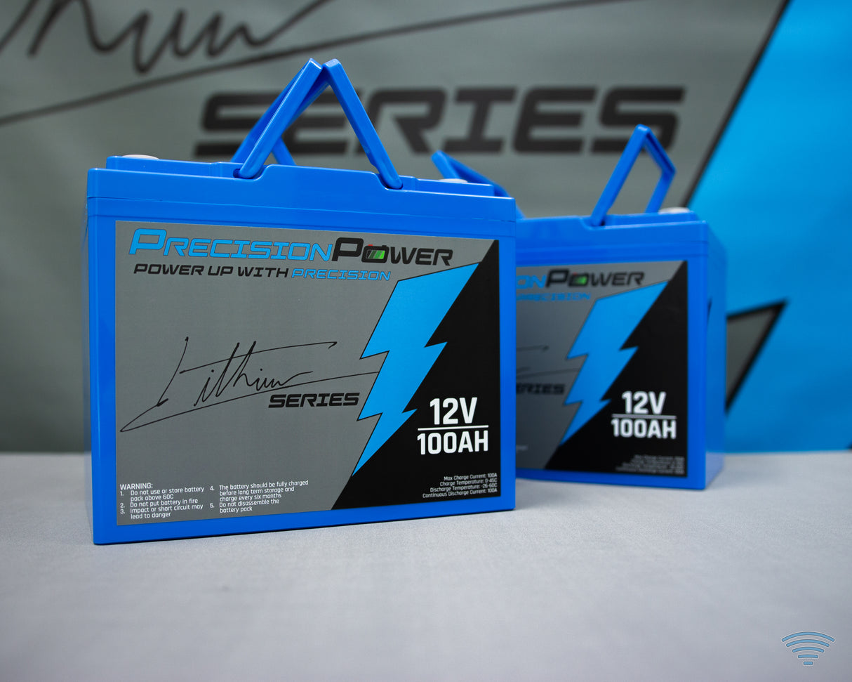 Precision Power Lithium 12V 100Ah Deep Cycle Smart Battery