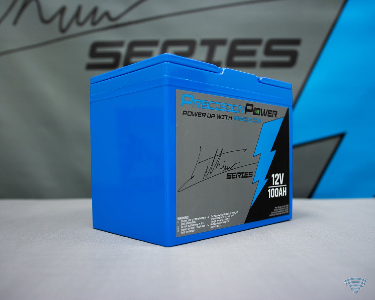 Precision Power Lithium 12V 100Ah Deep Cycle Smart Battery