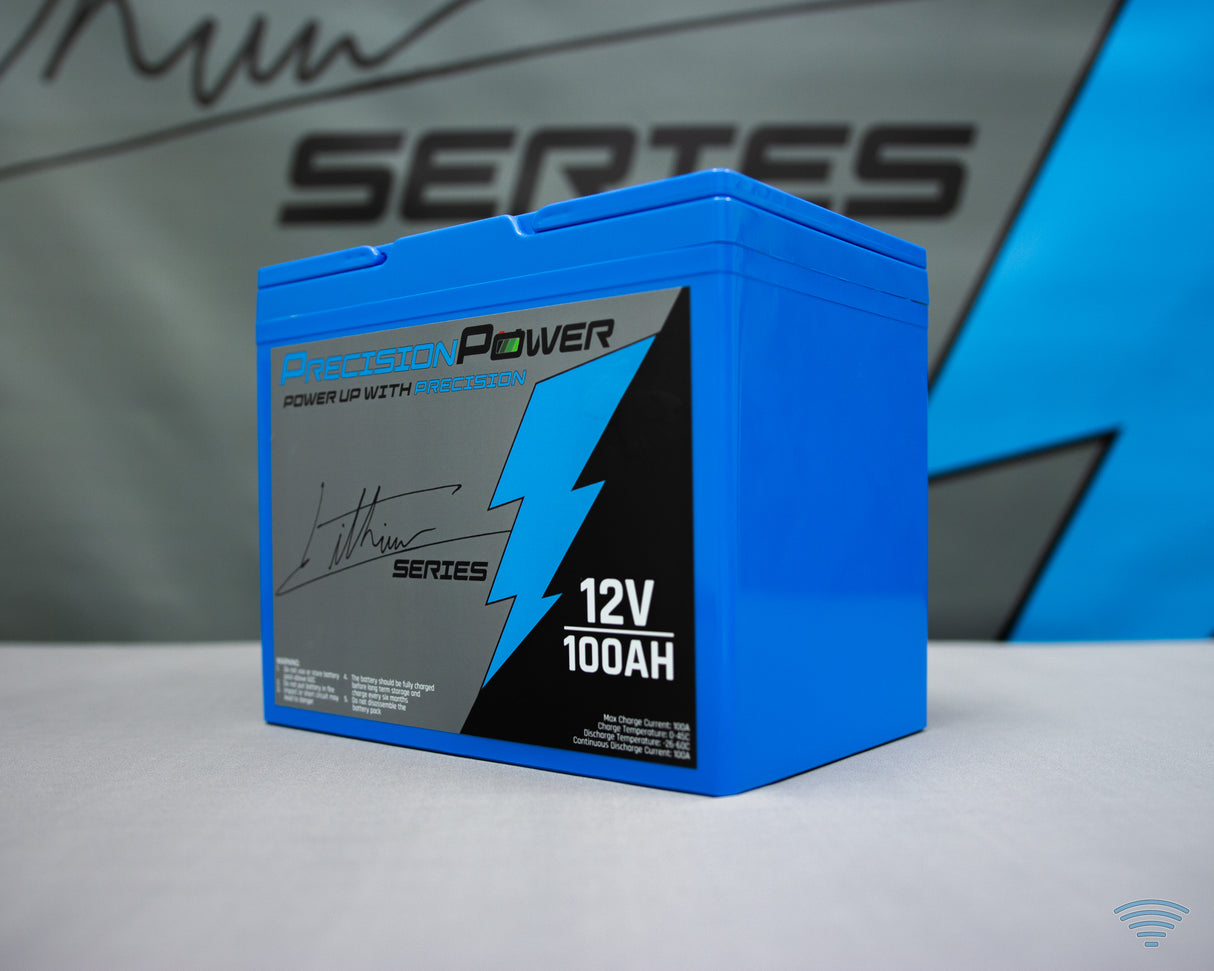 Precision Power Lithium 12V 100Ah Deep Cycle Smart Battery