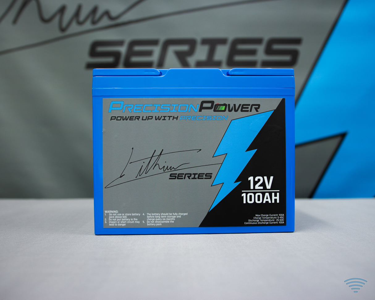 Precision Power Lithium 12V 100Ah Deep Cycle Smart Battery