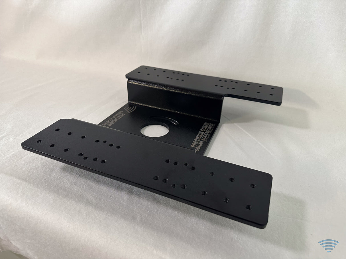 Bass Cat Over and Under Bow Mount Offset to the Right