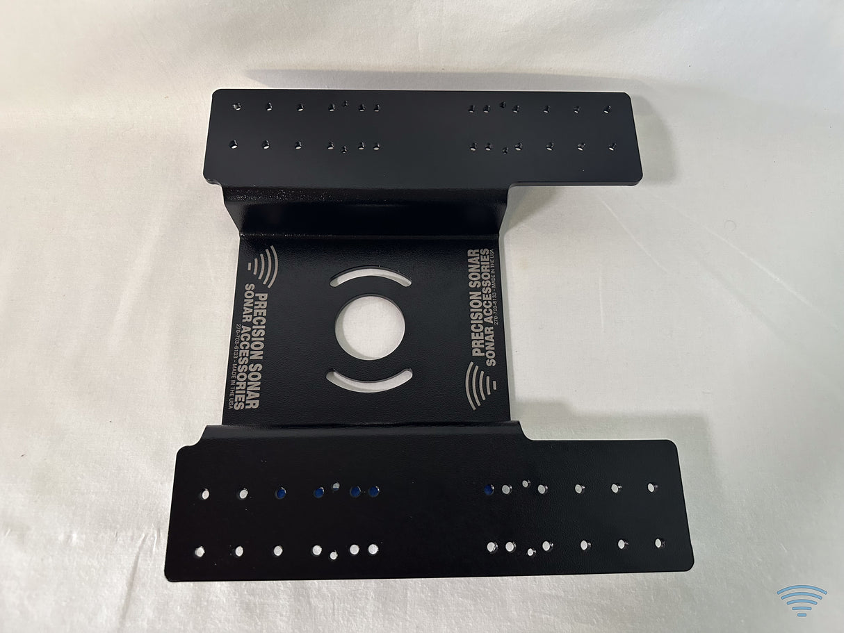 Bass Cat Over and Under Bow Mount Offset to the Right