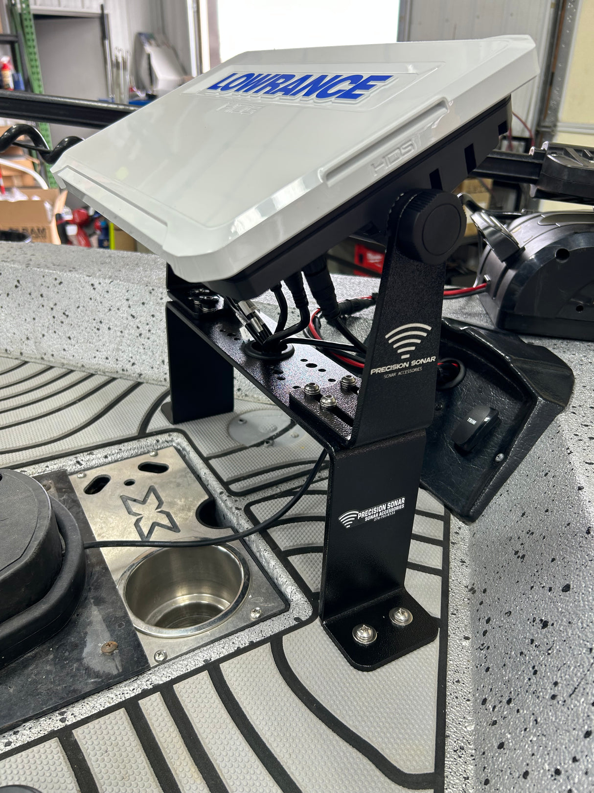 6" Bow Mount Sonar Bracket