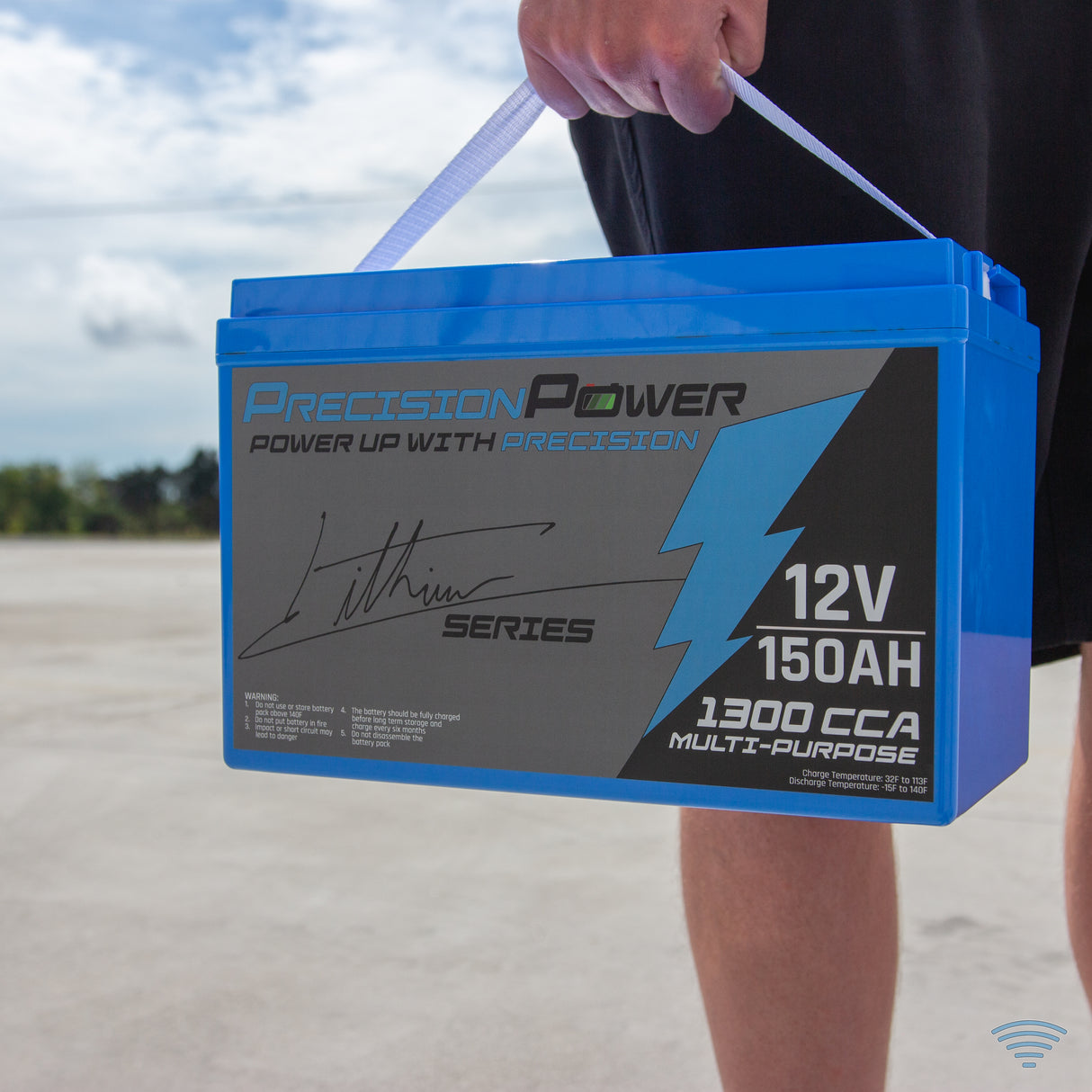 Precision Power Lithium 12V 150Ah Multi-Purpose Cranking Smart Battery