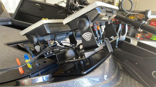 Triton 179 and 189 TRX Bow Replacement Plate with Gimbal Holes