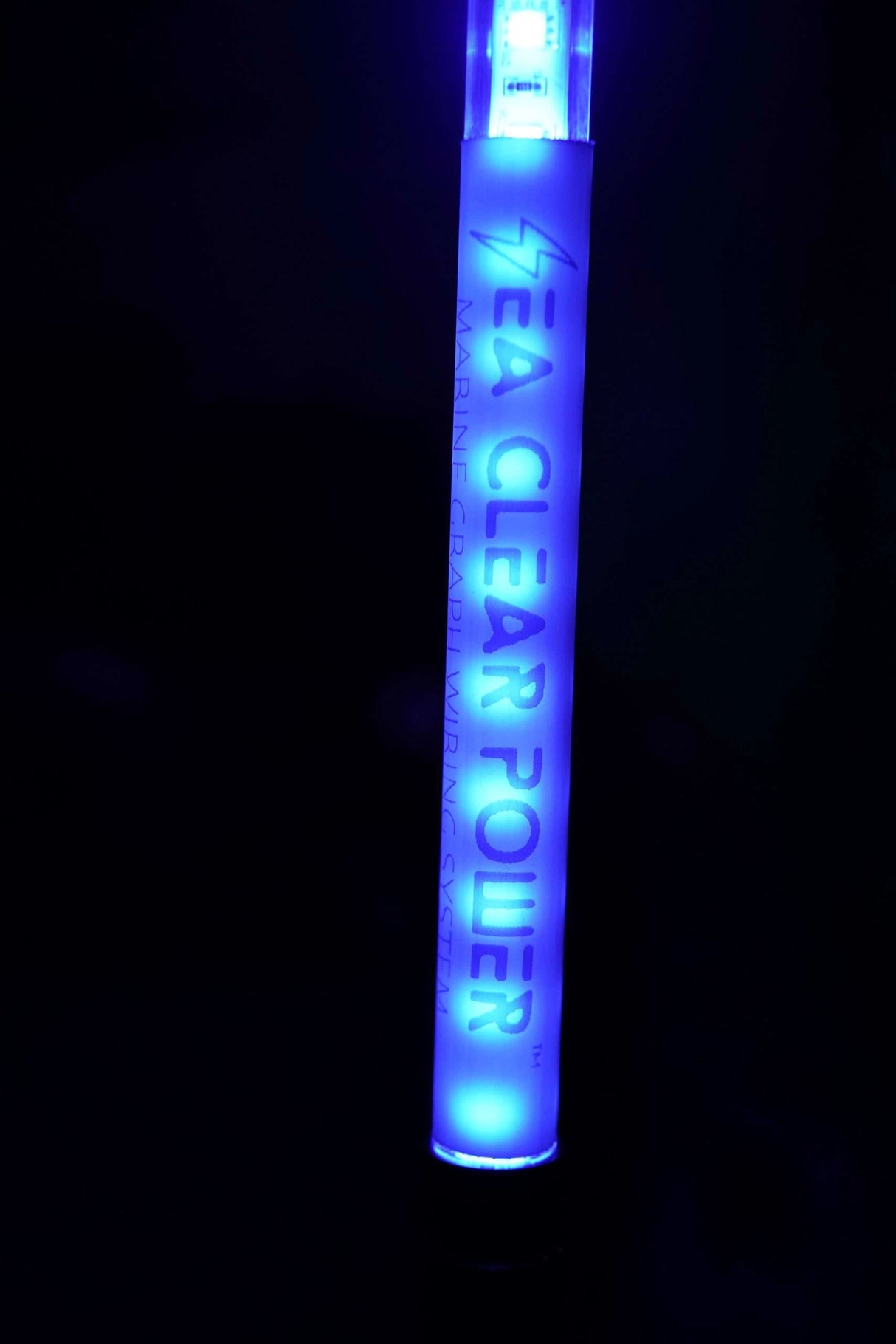 Sea Clear Power LED Navigational Light Pole - Coast Guard Approved