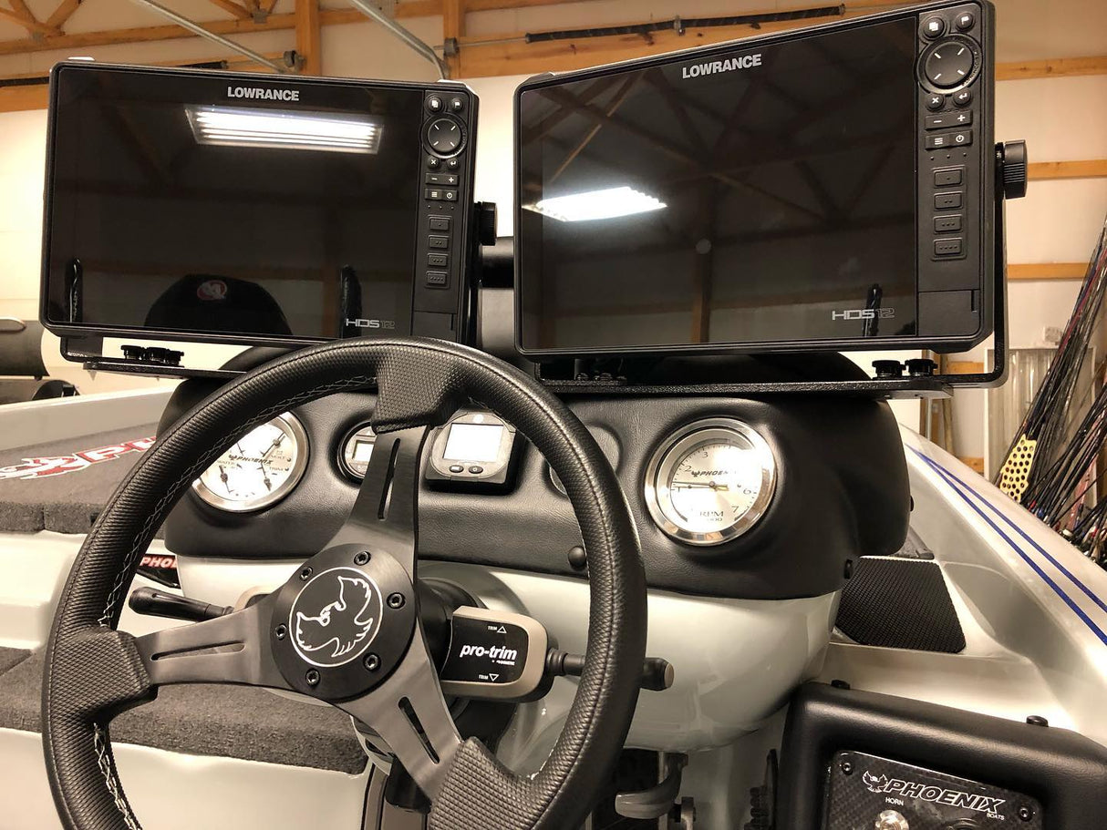 Phoenix Lower Gauge Console Dual Smart Bracket Console Mounting System (Fits Dual Dash Shroud)