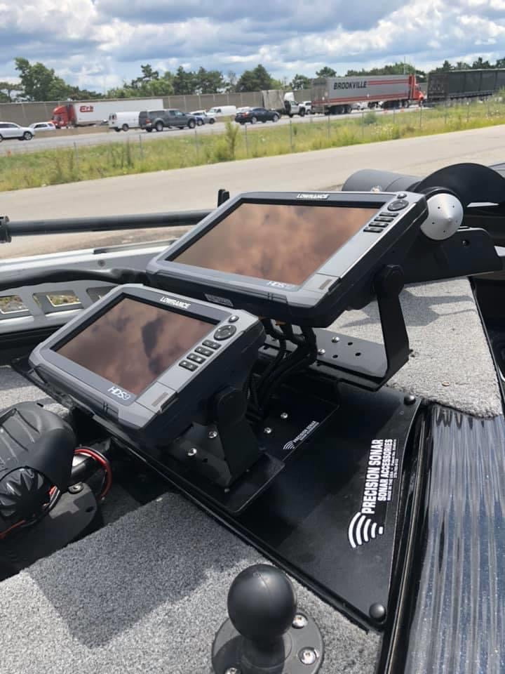 2016 - 2018 Lund Pro-V Bass 1875-2075 Bow Replacement Plate with Gimbal Holes