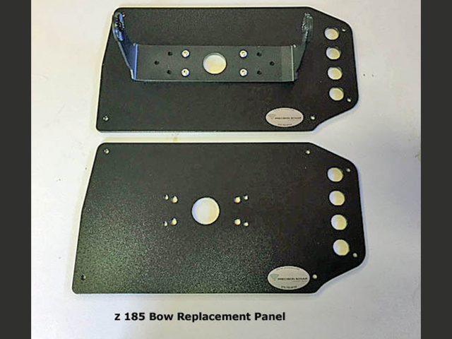 Ranger Z185 Bow Replacement Plate with Gimbal Holes