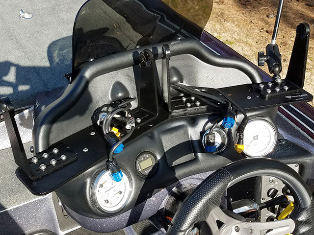 Phoenix Lower Gauge Console Dual Smart Bracket Console Mounting System (Fits Dual Dash Shroud)