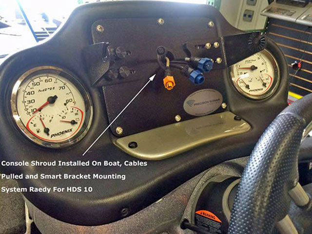 Phoenix Big Gauge Smart Bracket Console Mounting System (Fits Dash with 5" Gauges)