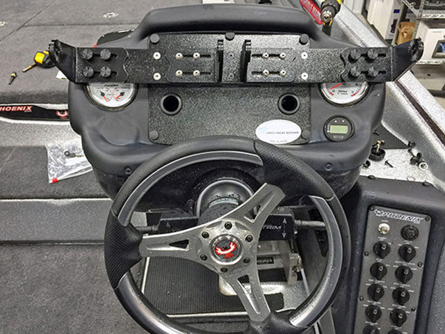 Phoenix Big Gauge Dual Smart Bracket Console Mounting System (Fits Dash with 5" Gauges)