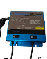Precision Power 24V/10A 12V/15A 2-Channel Multifunctional Battery Charger