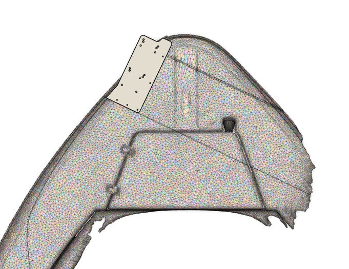 Bulls Bay 230CC Bow Trolling Motor Mount