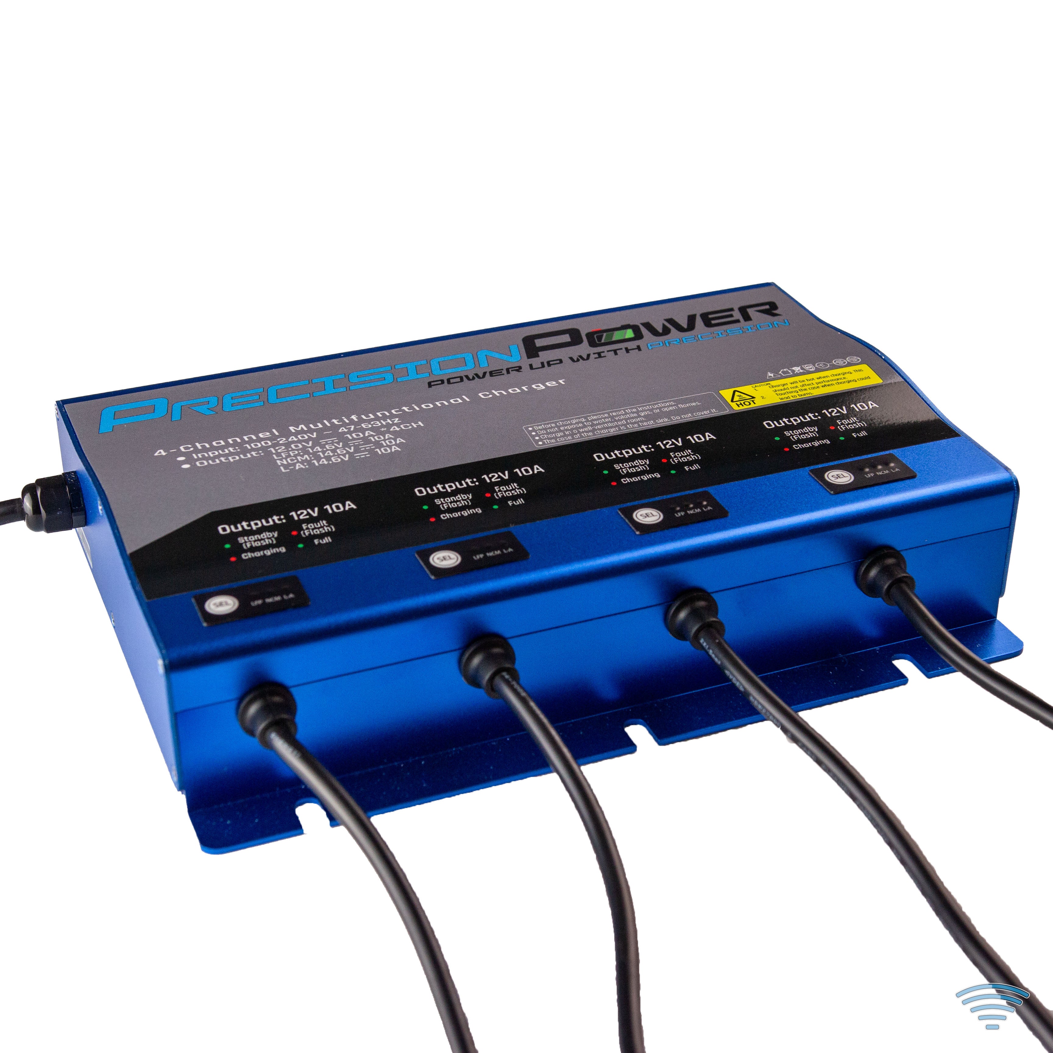 Precision Power 12V 40A 4 Channel Multi Functional Battery Charger Precision Sonar Outdoors