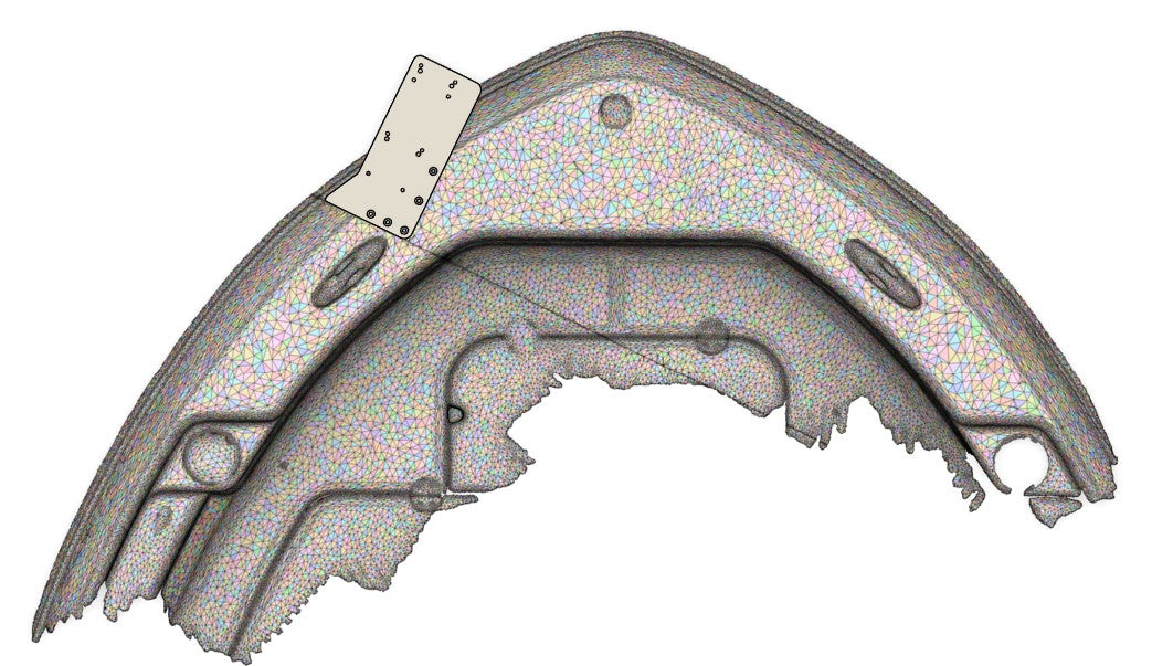Grady White 231 CE Bow Trolling Motor Mount