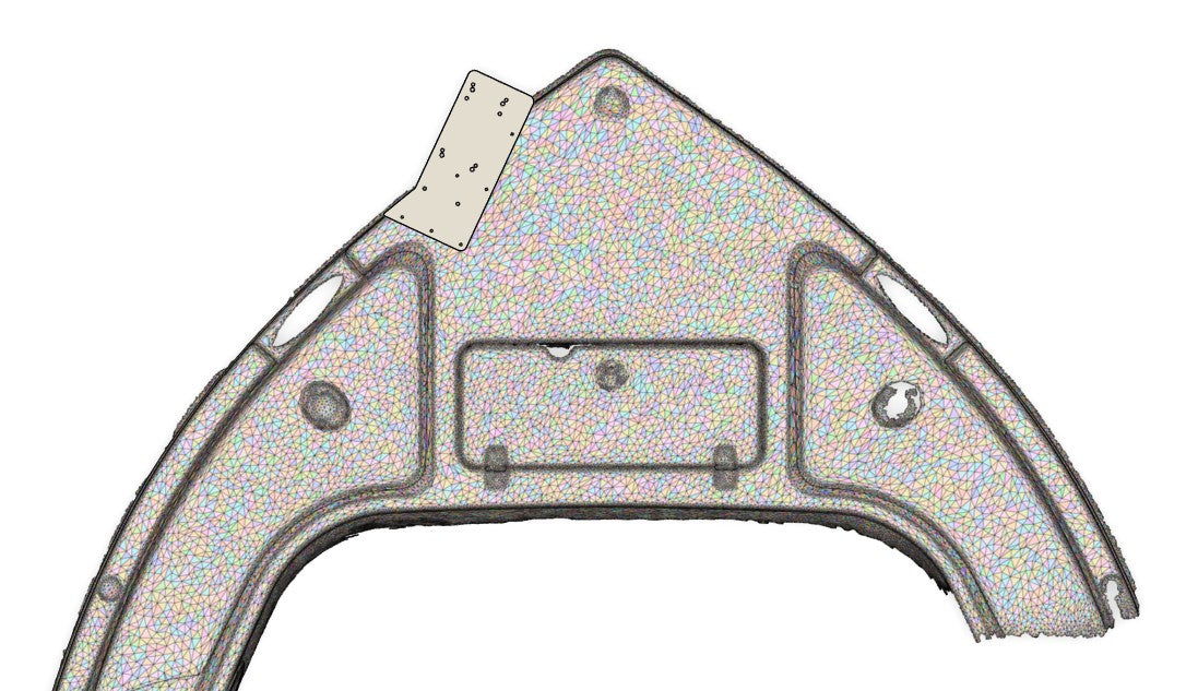 Parker 21 SE Bow Trolling Motor Mount