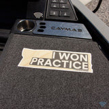 I Won Practice Carpet Decal