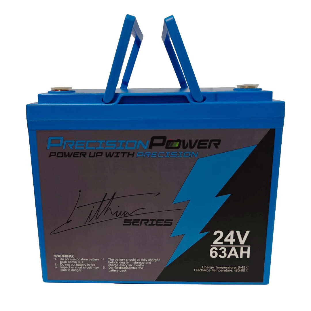 Precision Power Lithium 24V 63Ah Deep Cycle Smart Battery