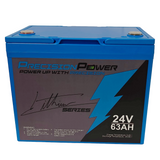 Precision Power Lithium 24V 63Ah Deep Cycle Smart Battery