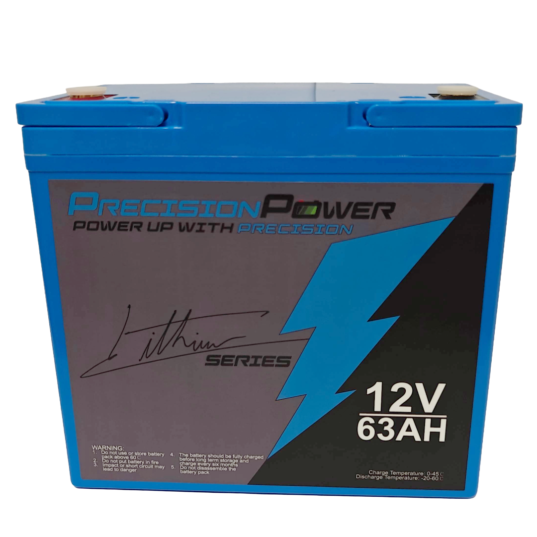 Precision Power Lithium 12V 63Ah Deep Cycle Smart Battery