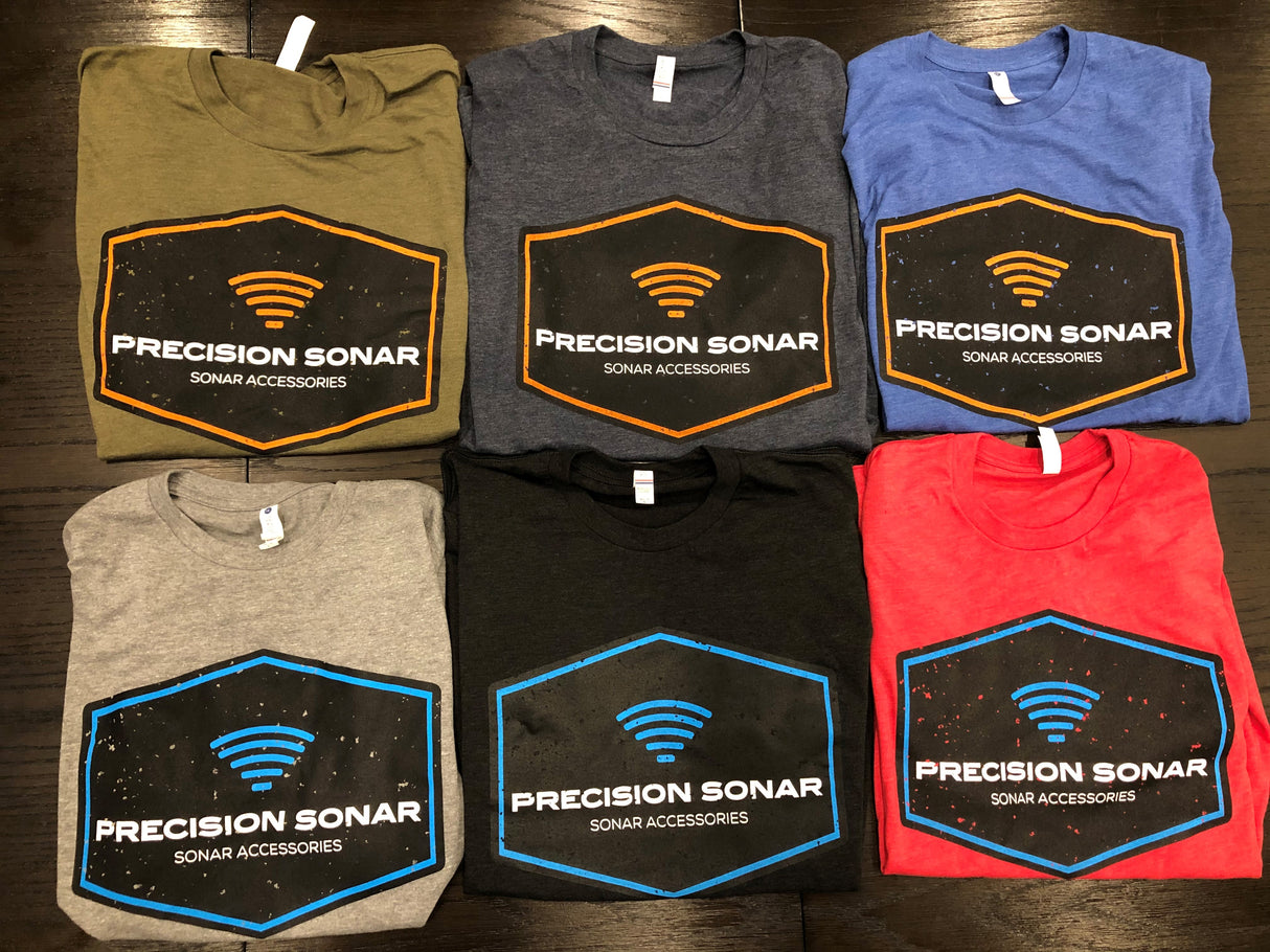Precision Sonar tri-blend t-shirts