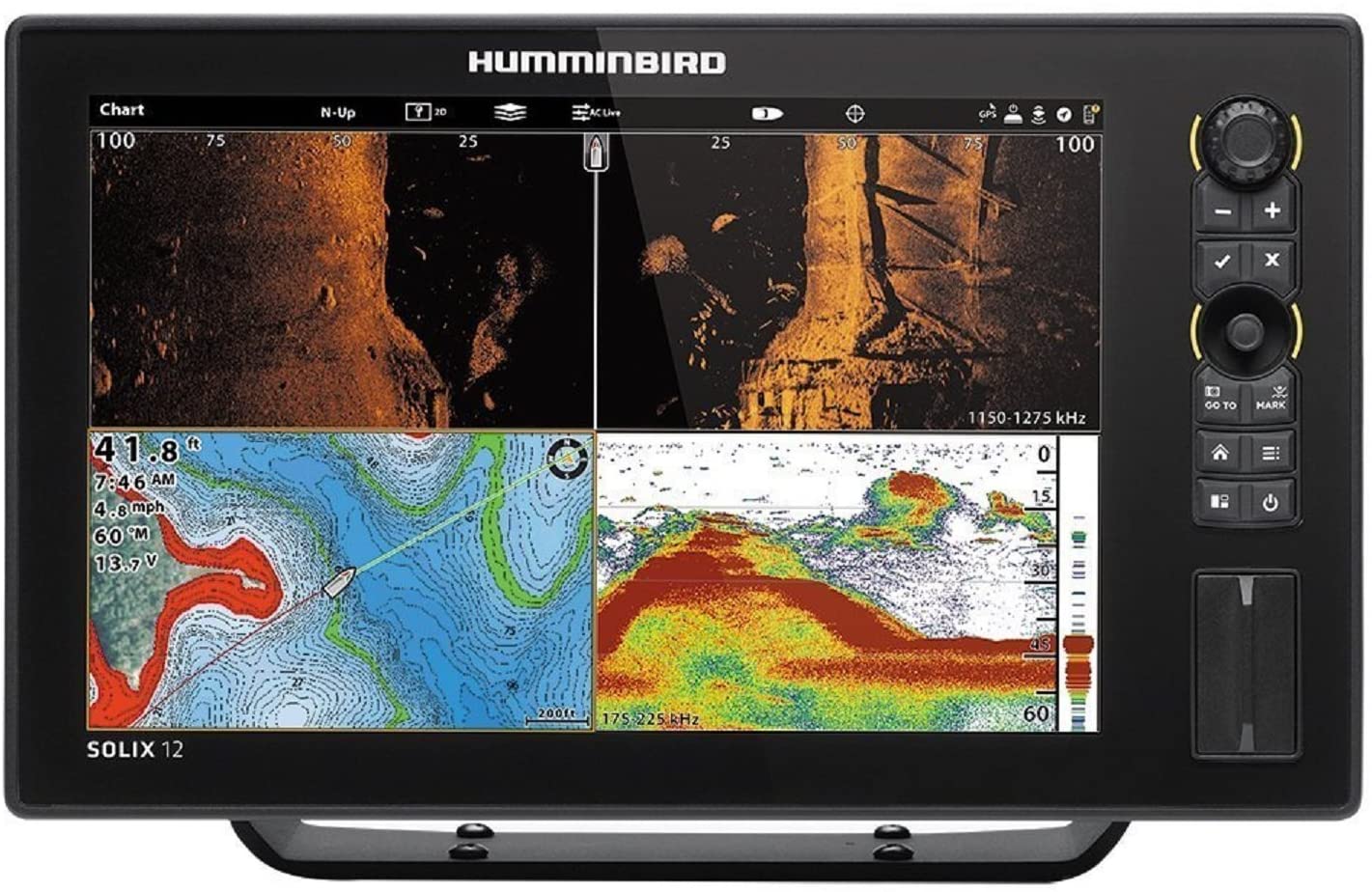 Humminbird Solix 12 Anti-Glare Graph Glass – Precision Sonar & Outdoors