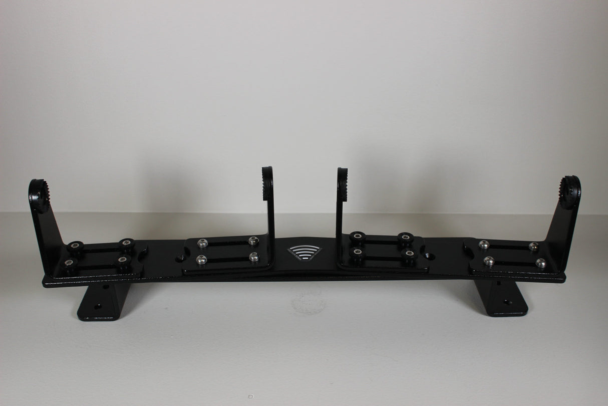 Side by Side Bow Mount Sonar Bracket Extra Large